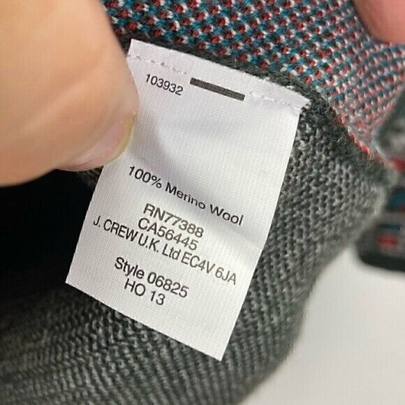 J. Crew Merino Knotted Scarf Sweater Sz XXS - Picture 6 of 6